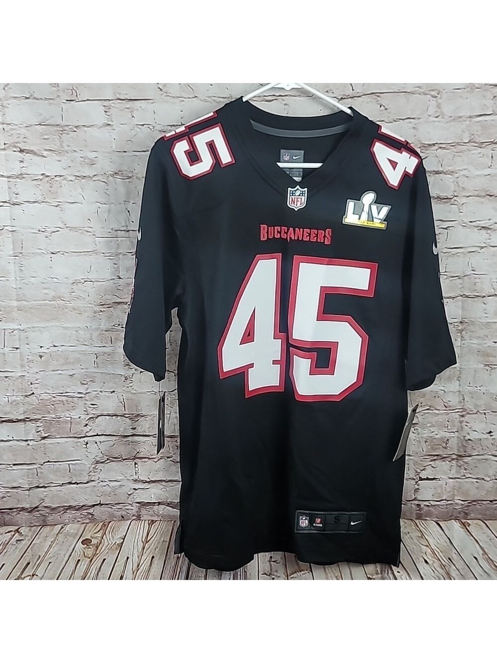 Tampa Bay Buccaneers White super bowl livjersey small 45 new nwt - Picture 4 of 7